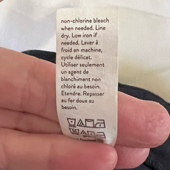 SPANX Navy Shaping Ponte Pull On Pants High Rise Slim Leg Work Travel EUC Size L - Picture 6 of 13